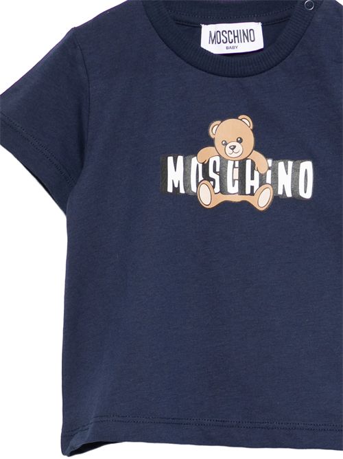 T-Shirt per neonati con Teddy Bear MOSCHINO KIDS | MUM04P-LAA03/40016